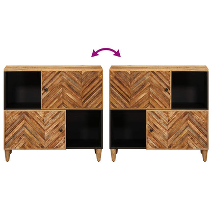Opslagkasten Bruin 80 x 33,5 x 75 cm Massief Mango Hout