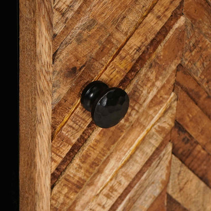 Opslagkasten Bruin 90 x 33,5 x 75 cm Massief Mango Hout