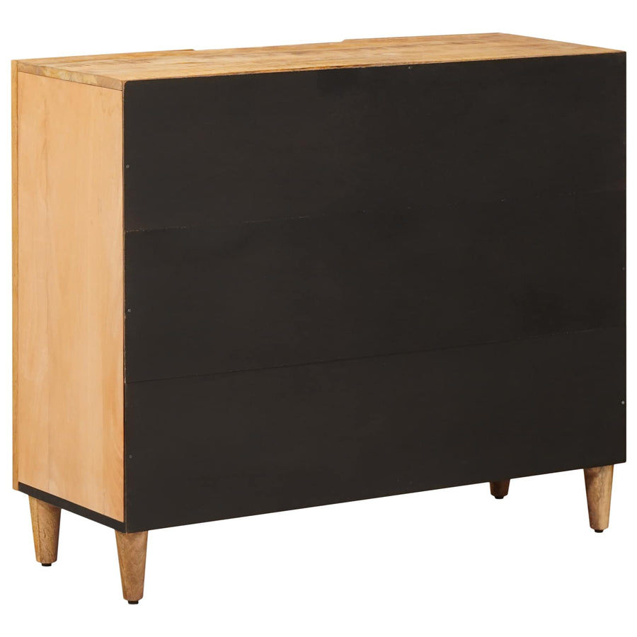 Opslagkasten Bruin 90 x 33,5 x 75 cm Massief Mango Hout