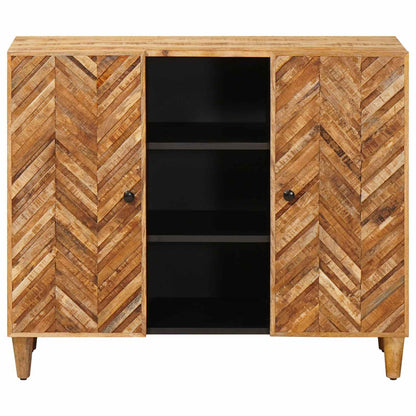 Opslagkasten Bruin 90 x 33,5 x 75 cm Massief Mango Hout