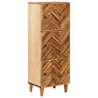 Storage Cabinets Brown 40 x 33.5 x 110 cm Solid Mango Wood
