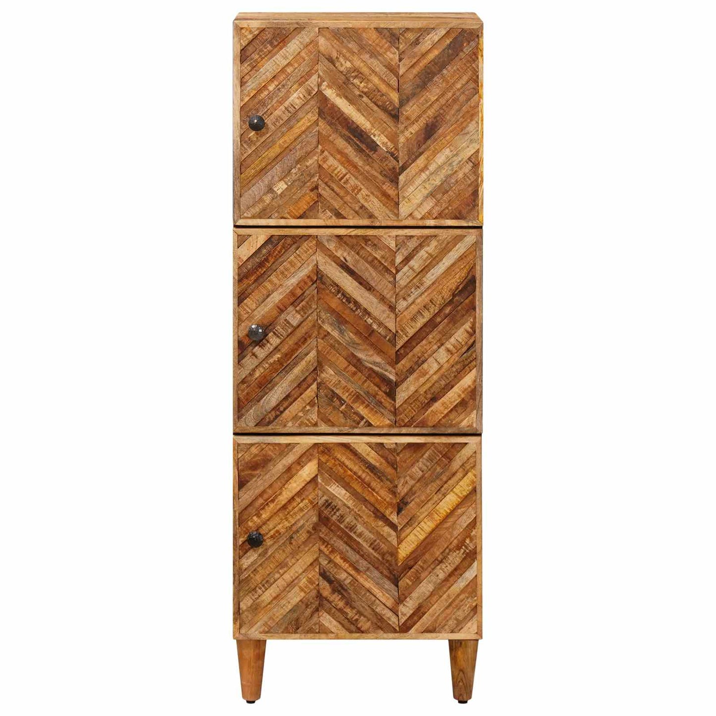 Opslagkasten Bruin 40 x 33,5 x 110 cm Massief Mango Hout