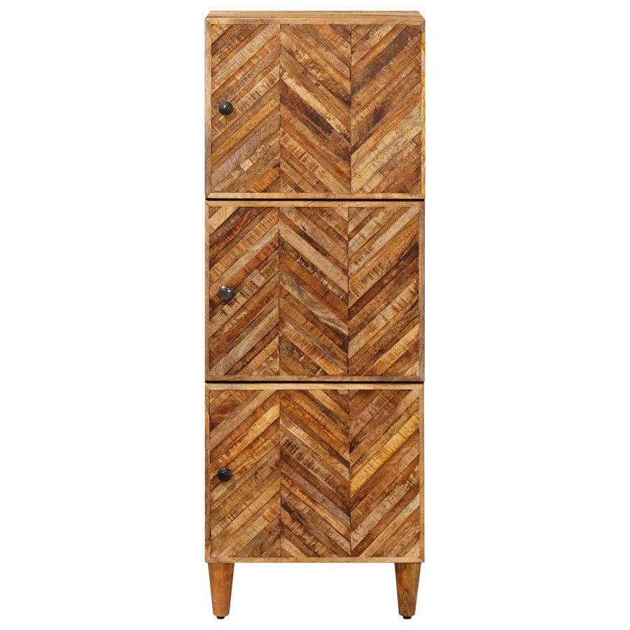 Opslagkasten Bruin 40 x 33,5 x 110 cm Massief Mango Hout