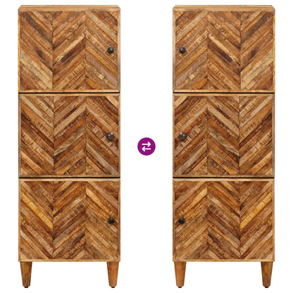 Opslagkasten Bruin 40 x 33,5 x 110 cm Massief Mango Hout