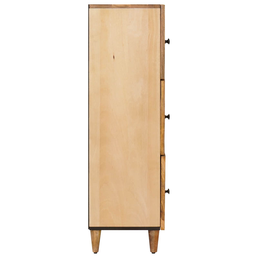 Opslagkasten Bruin 40 x 33,5 x 110 cm Massief Mango Hout