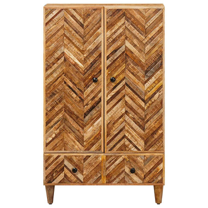 Opslagkasten Bruin 60 x 33,5 x 100 cm Massief Mango Hout