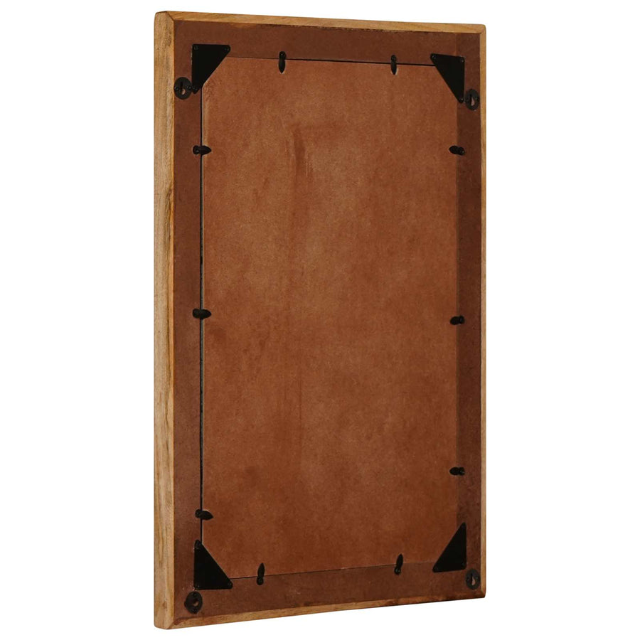 Spiegel Wandgemonteerd met spiegel Bruin 70 x 50 x 3 cm Glas