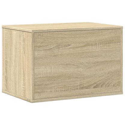 Kattenbakkast 60x40x40 cm bewerkt hout sonoma eikenkleurig