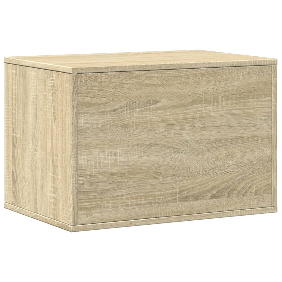 Kattenbakkast 60x40x40 cm bewerkt hout sonoma eikenkleurig