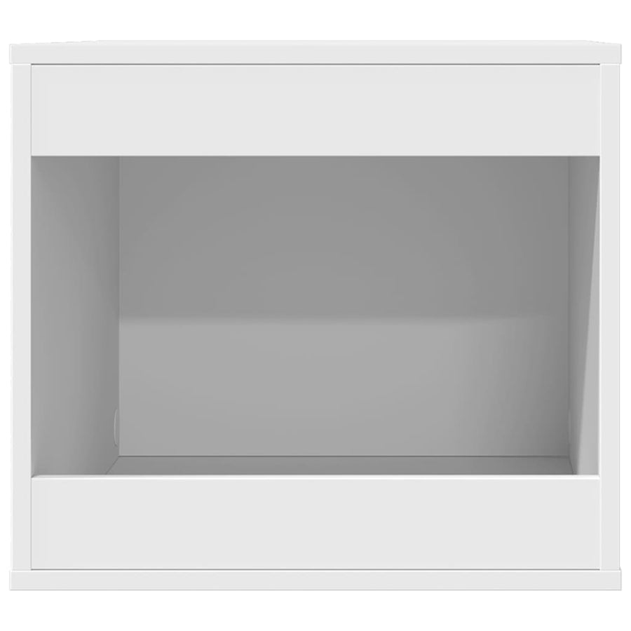 Kattenbakkast 47x59x42 cm bewerkt hout wit