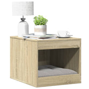 Kattenbakkast 47x59x42 cm bewerkt hout sonoma eiken