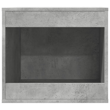 Kattenbakkast 47x59x42 cm bewerkt hout betongrijs