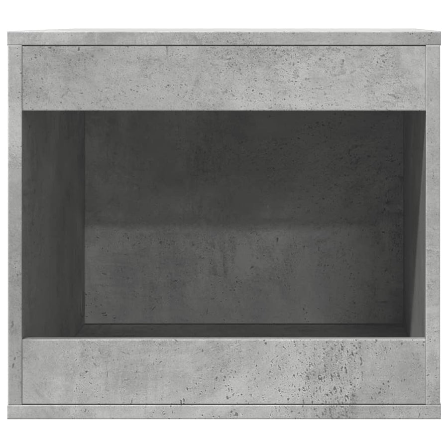 Kattenbakkast 47x59x42 cm bewerkt hout betongrijs