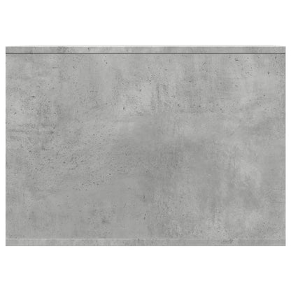 Kattenbakkast 47x59x42 cm bewerkt hout betongrijs