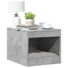 Litter Box Cabinet 47x59x42 cm treated wood concrete grey