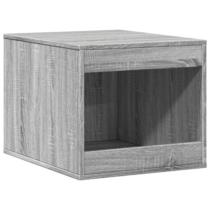 Kattenbakkast 47x59x42 cm bewerkt hout grijs sonoma eikenkleur