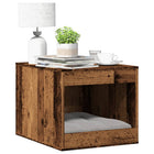 Cat litter box cabinet 47x59x42 cm treated wood old wood color