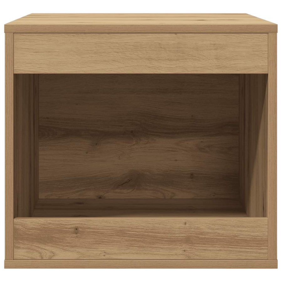 Kattenbakkast 47X59X42 Cm Bewerkt Hout Artisanaal Kleurig Eiken