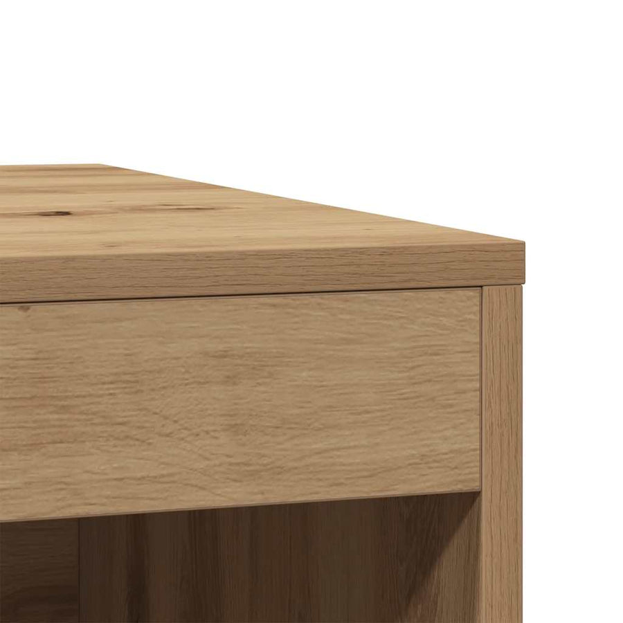 Kattenbakkast 47X59X42 Cm Bewerkt Hout Artisanaal Kleurig Eiken