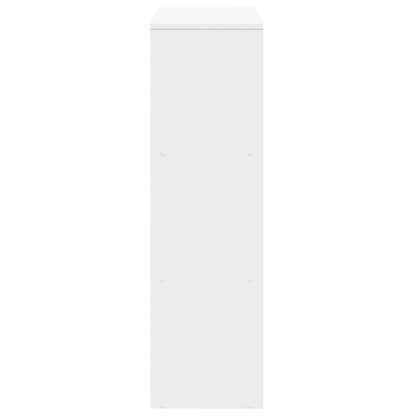 Kamerscherm / boekenkast 3-laags 99x29x99 cm bewerkt hout wit