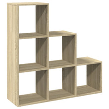 Kamerscherm / boekenkast 3-laags 99x29x99 cm hout sonoma eiken