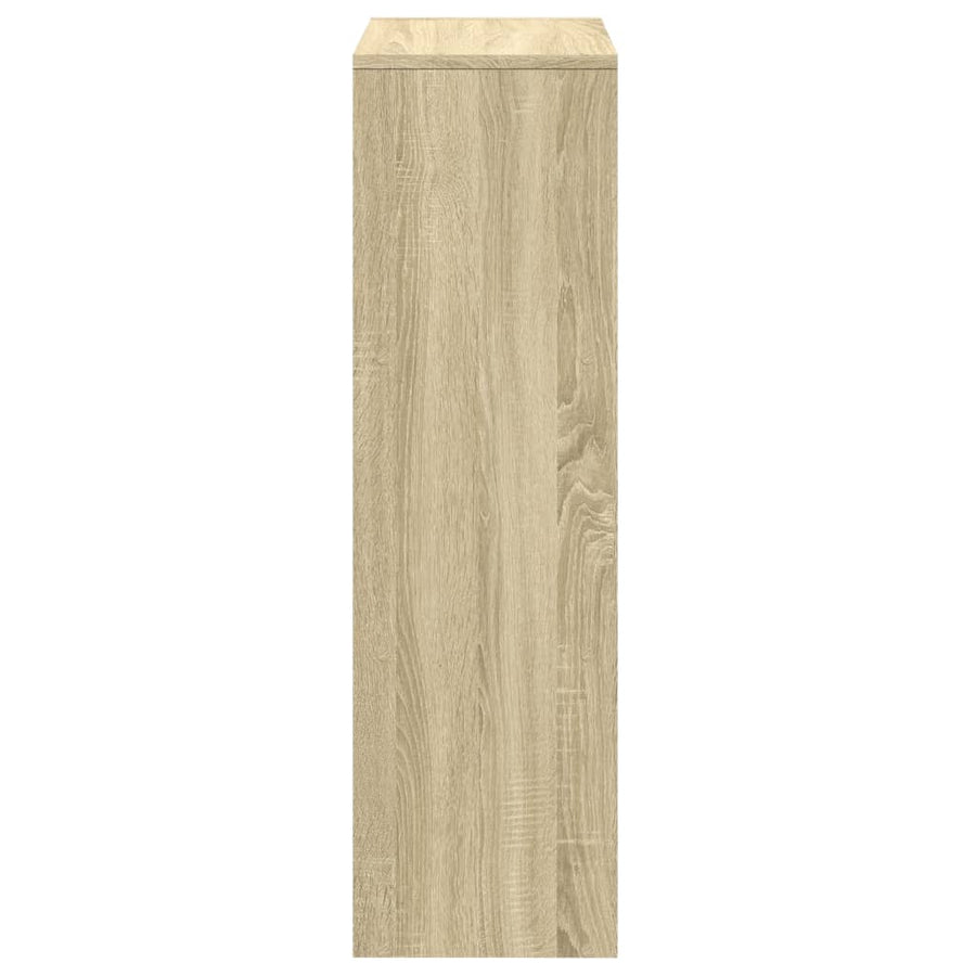 Kamerscherm / boekenkast 3-laags 99x29x99 cm hout sonoma eiken