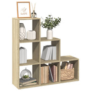 Boekenkast kamerscherm 99x29x99 cm sonoma eiken