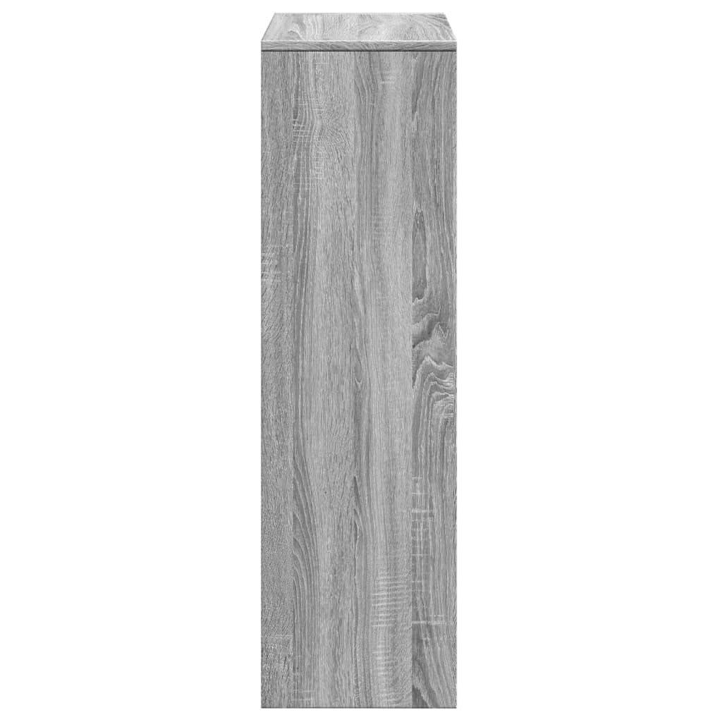 Kamerscherm / boekenkast 3-laags 99x29x99 cm hout grijs sonoma