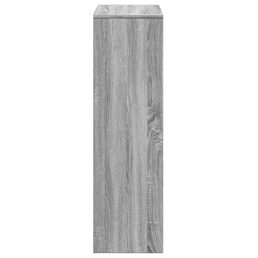 Kamerscherm / boekenkast 3-laags 99x29x99 cm hout grijs sonoma