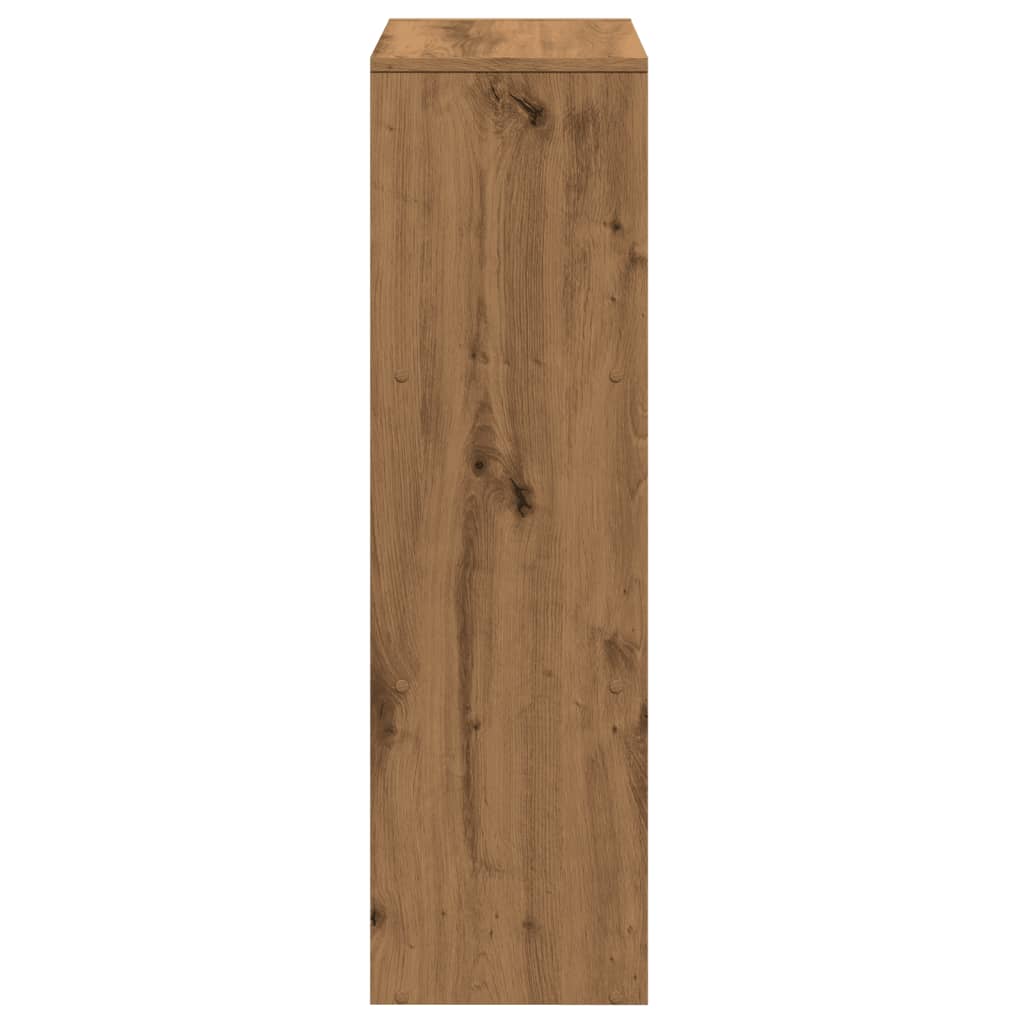 Kamerscherm / boekenkast 3-laags 99x29x99 cm hout artisanaal