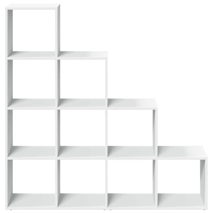 Kamerscherm / boekenkast 4-laags 131,5x29x131,5 cm hout wit