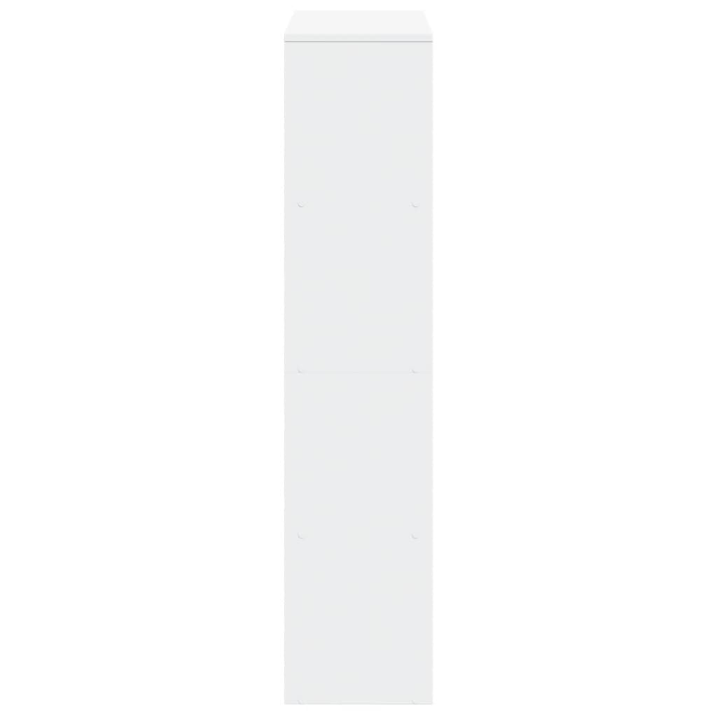 Kamerscherm / boekenkast 4-laags 131,5x29x131,5 cm hout wit