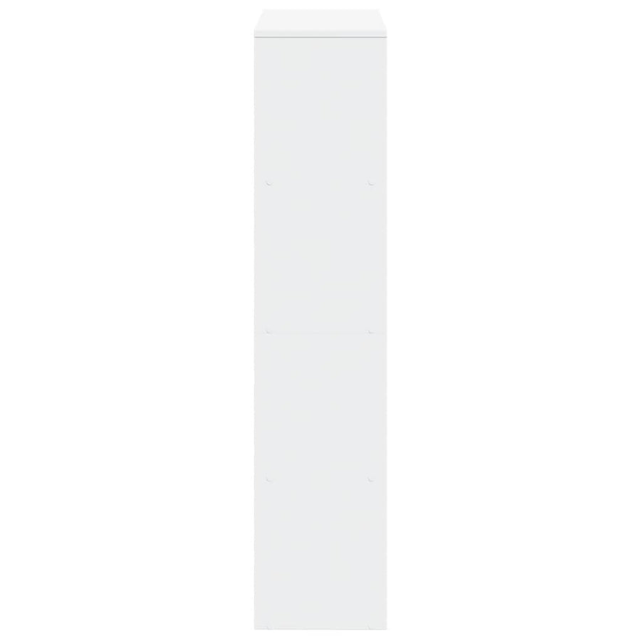 Kamerscherm / boekenkast 4-laags 131,5x29x131,5 cm hout wit