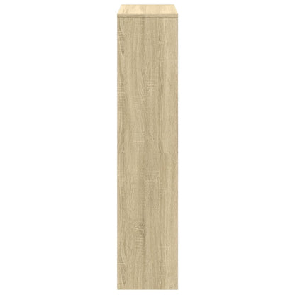 Kamerscherm / boekenkast 131,5x29x131,5 cm hout sonoma eiken