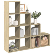 Boekenkast kamerscherm 131,5x29x131,5 cm sonoma eiken