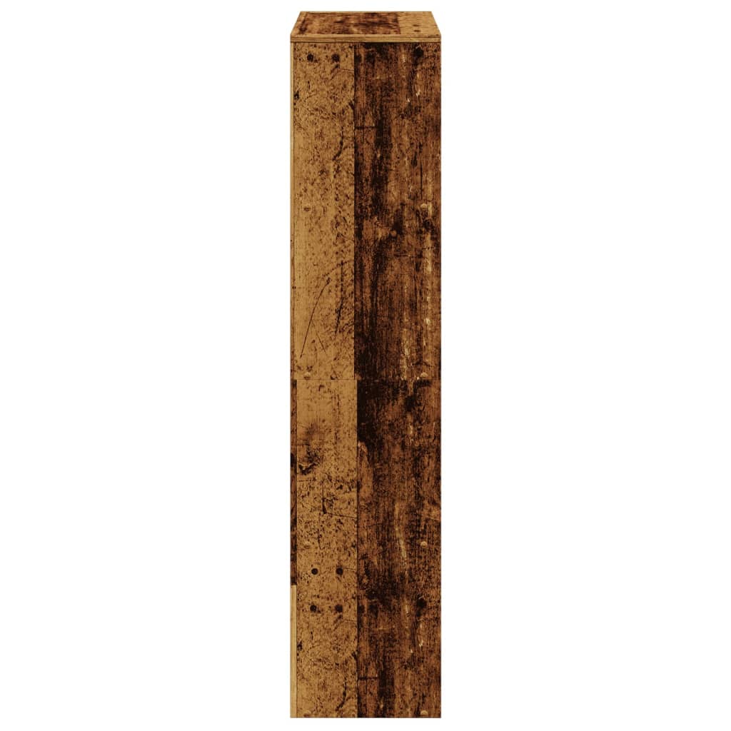 Kamerscherm / boekenkast 131,5x29x131,5 cm hout oud hout