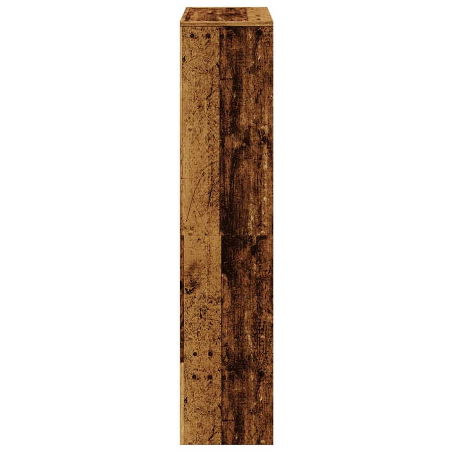 Kamerscherm / boekenkast 131,5x29x131,5 cm hout oud hout