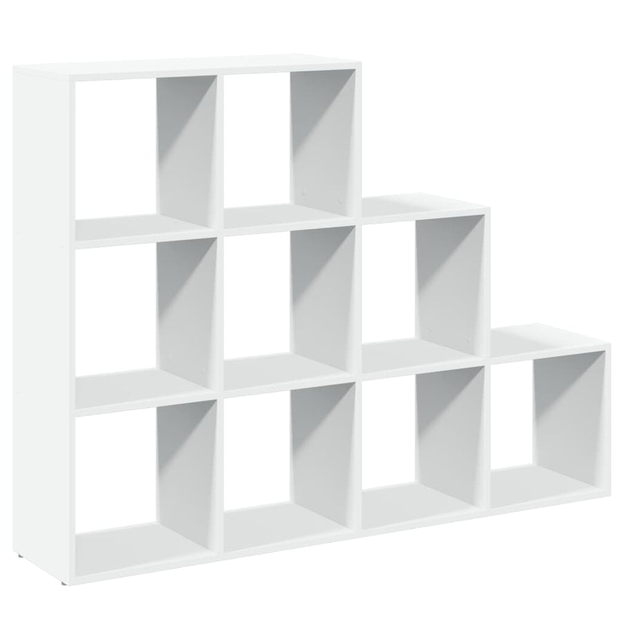 Kamerscherm / boekenkast 3-laags 137,5x29x103,5 cm hout wit