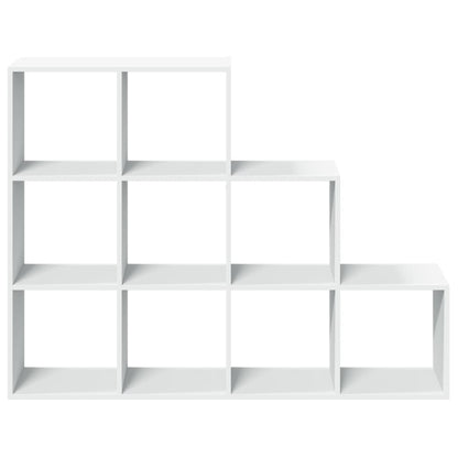 Kamerscherm / boekenkast 3-laags 137,5x29x103,5 cm hout wit