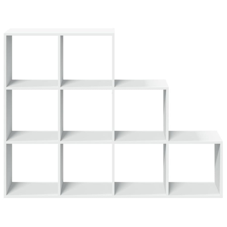 Kamerscherm / boekenkast 3-laags 137,5x29x103,5 cm hout wit
