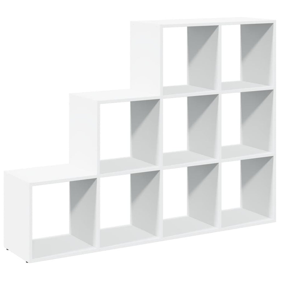 Kamerscherm / boekenkast 3-laags 137,5x29x103,5 cm hout wit