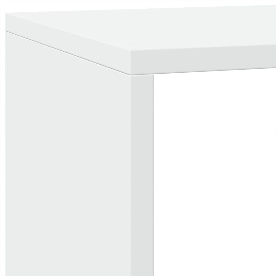 Kamerscherm / boekenkast 3-laags 137,5x29x103,5 cm hout wit