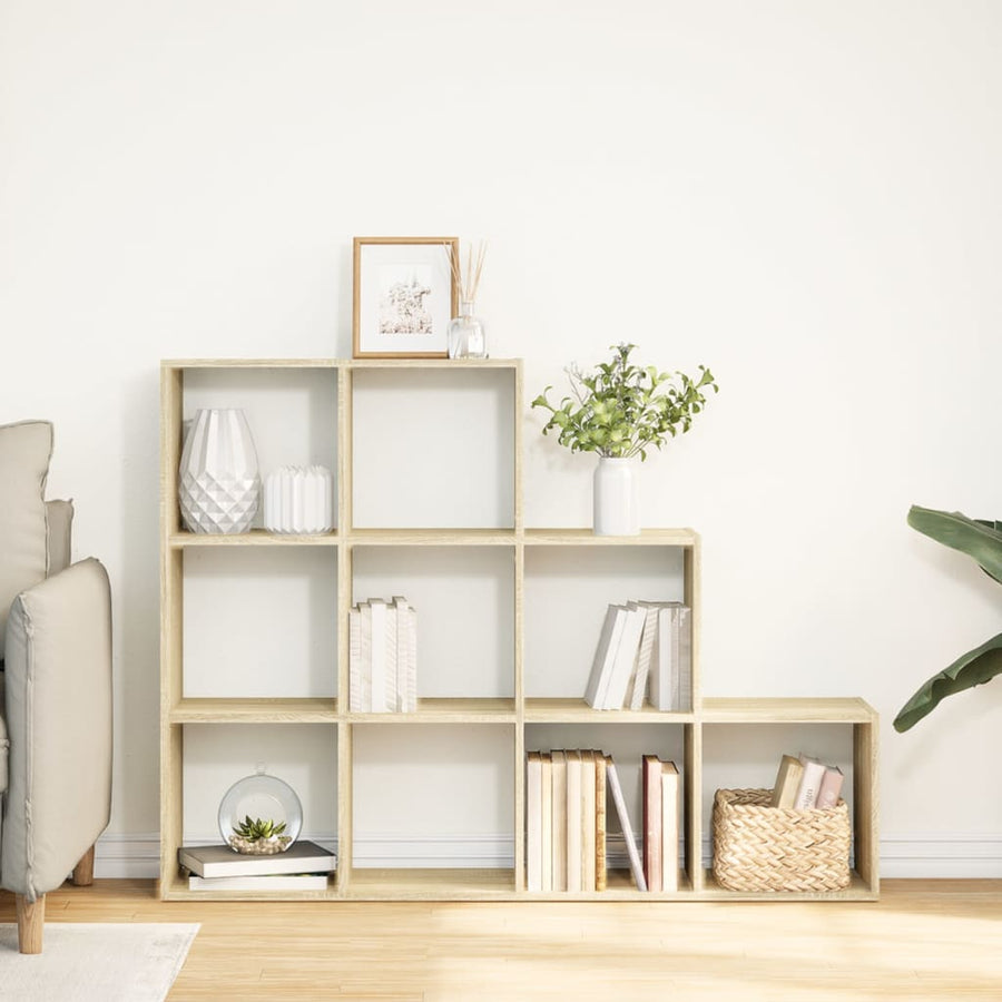 Kamerscherm / boekenkast 137,5x29x103,5 cm hout sonoma eiken