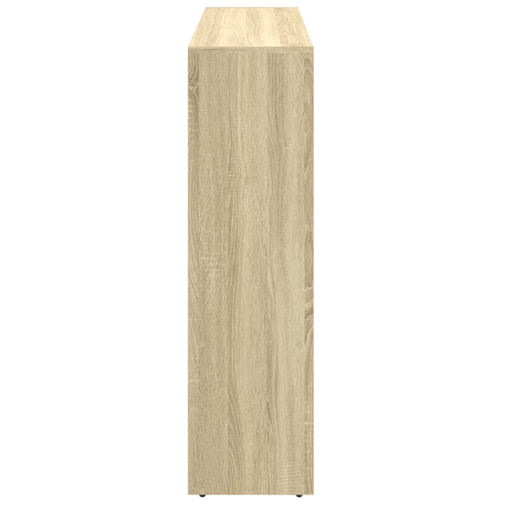 Kamerscherm / boekenkast 137,5x29x103,5 cm hout sonoma eiken