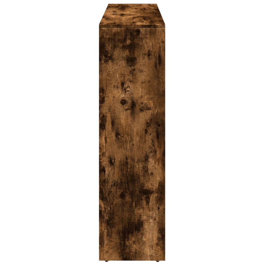 Kamerscherm / Boekenkast 137,5X29X103,5 Cm Hout Gerookt Eiken 137.5 cm