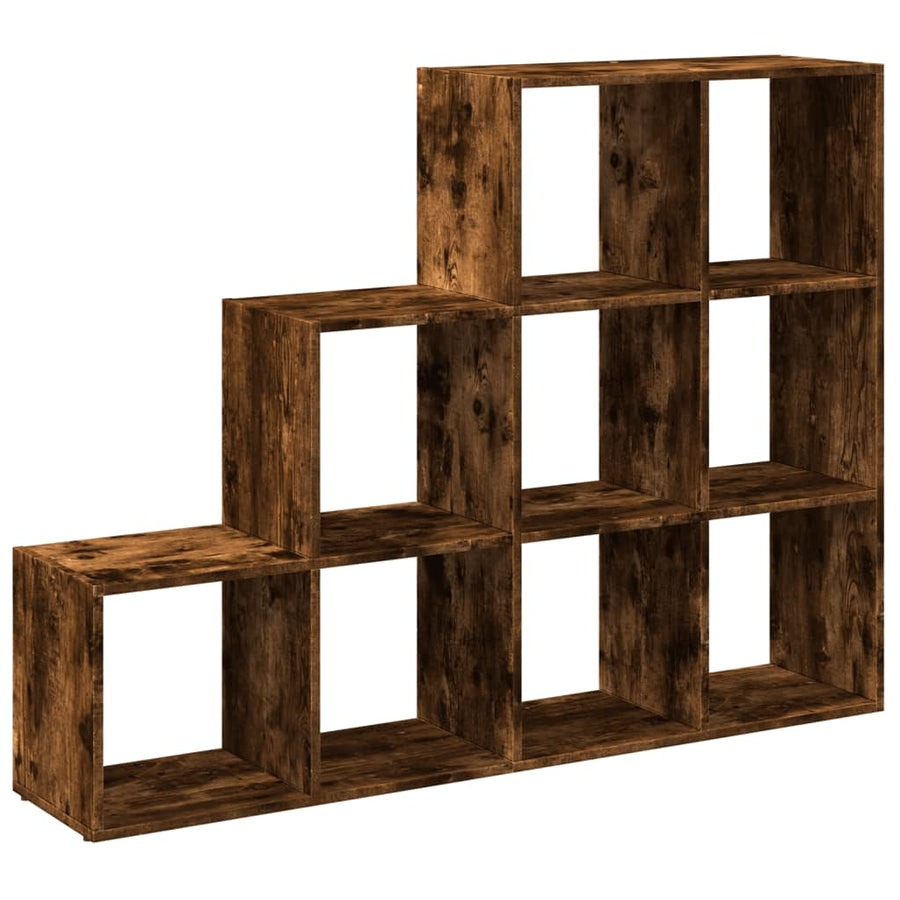 Kamerscherm / Boekenkast 137,5X29X103,5 Cm Hout Gerookt Eiken 137.5 cm