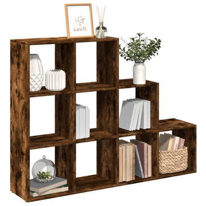 Kamerscherm / Boekenkast 137,5X29X103,5 Cm Hout Gerookt Eiken 137.5 cm