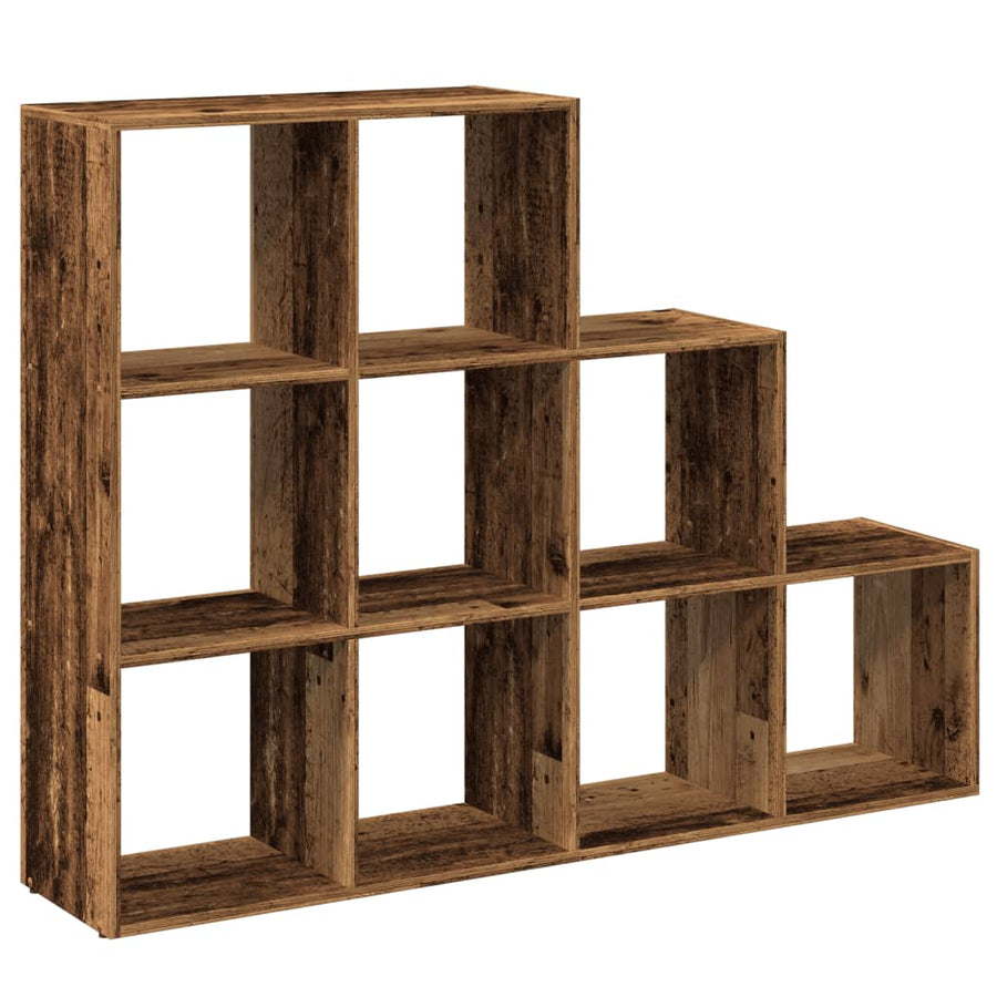 Kamerscherm / boekenkast 137,5x29x103,5 cm hout oud hout