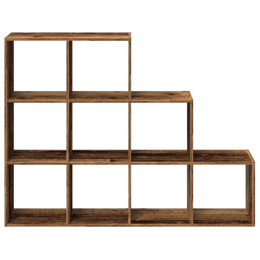 Kamerscherm / boekenkast 137,5x29x103,5 cm hout oud hout