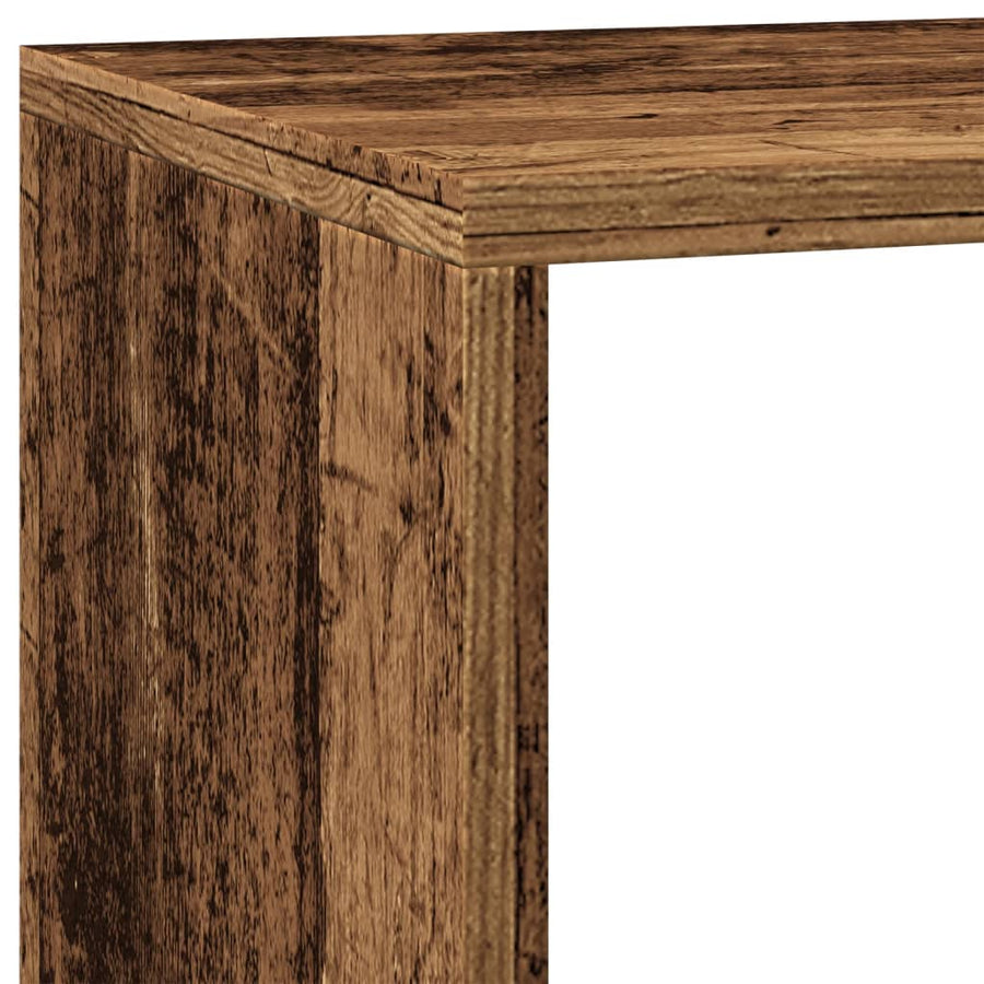 Kamerscherm / boekenkast 137,5x29x103,5 cm hout oud hout